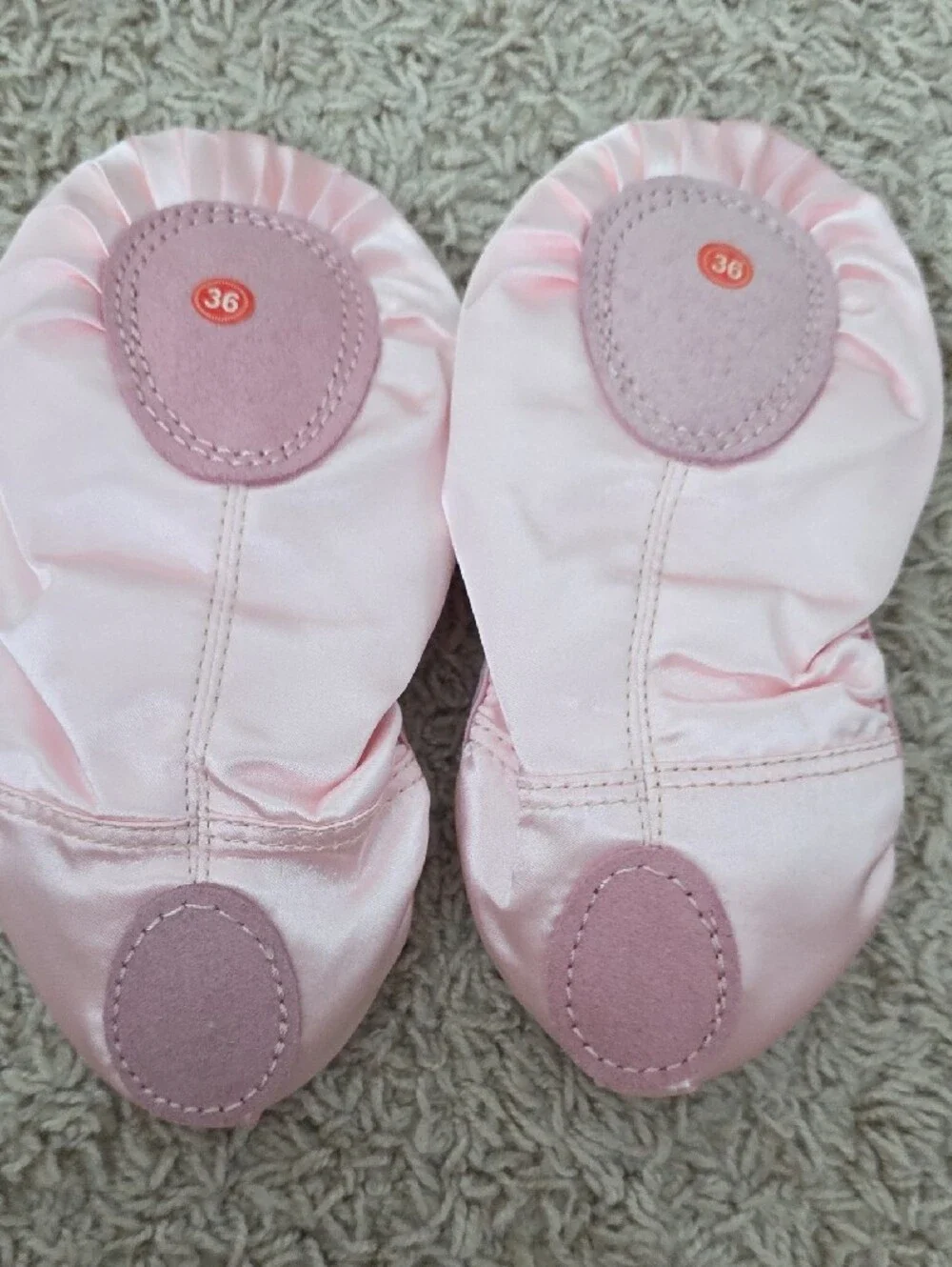 Pink Satin Ballet Slippers - Child Size